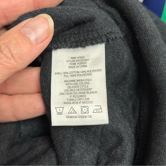 Eddie Bauer Men's Quilted Gray Snap Pullover Sweatshirt. Size XL - Picture 7 of 9